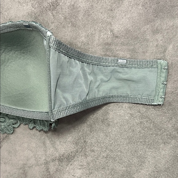Aerie Lace Bandeau Wireless Bra in Green LARGE - Picture 8 of 11